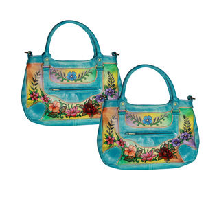 Sac à main imprimé fantaisie pour dames le plus vendu avec des chaînes portables confortables et une fermeture à glissière à deux sangles pour toutes les saisons! - Product Image 1