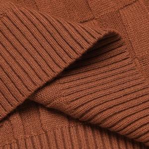 Latest <b>Men's</b> Casual Winter Knitted Sweater Custom Pullovers with Logo Long Sleeve Solid <b>Oversized</b> Top ODM Supply - Product Image 6