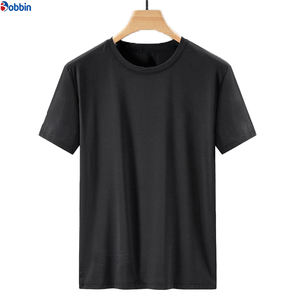 New Summer Fashion Trendy Style Plus Size <b>Men's</b> T-<b>Shirts</b> Casual Five-quarter Sleeve Top Color Loose Fit Polyester - Product Image 6