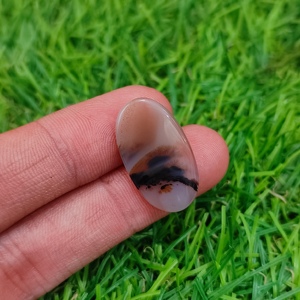 Cabochon d'agate de Montana, pierres précieuses naturelles en vrac, tailles et formes variées pour la fabrication de bijoux - Product Image 3