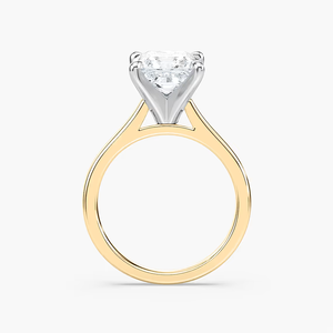 Bague de fiançailles en diamant de laboratoire taille princesse 2,00 CT, or massif 14 carats, diamant certifié IGI - Product Image 4