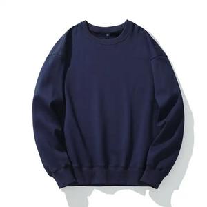 2024 Sudadera de cuello redondo con cuello acanalado y puños Tela Eversoft Logotipo personalizable Diferentes colores Teñido liso para invierno - Product Image 3