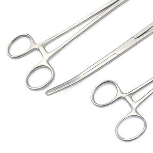 Fórceps de trinquete Grado quirúrgico Acero inoxidable Manual Mango antideslizante Agarre Instrumento Médico Quirúrgico de alta calidad - Product Image 2