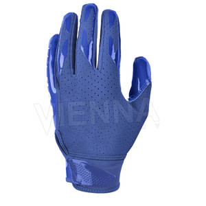 Gants de football américain en cuir, super adhérents, logo personnalisé, hiver, antidérapants, confortables, haute qualité - Product Image 2