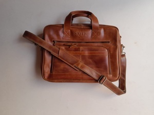 2024 Casual superventas precio barato 100% bolsas para ordenador portátil de cuero genuino/bolsa para ordenador portátil de negocios de alta calidad para hombres y mujeres - Product Image 4