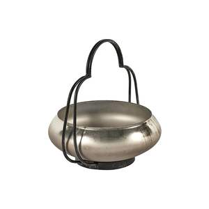 Tazón de fruta de Metal de forma única de diseño moderno Tazón de servicio personalizable de alta calidad para ensalada y fruta - Product Image 4