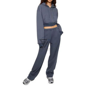 Ensemble sweat à capuche et pantalon de jogging imprimé pour femme, qualité supérieure, sans cordon, tendance, fabrication OEM - Product Image 5
