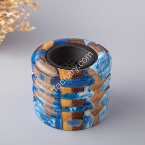 Design personnalisé Bois Résine Bakhoor Brûleur Mubkhar pour Ramadan Mubarak Dernier Bakhoor par Tradnary Exim Pvt Ltd - Product Image 2