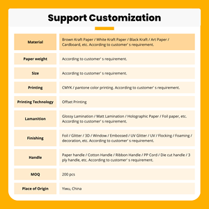 CS50 grosir tas hadiah Natal untuk Hari Natal dekoratif pesta kertas menangani permen hadiah tas - Product Image 6
