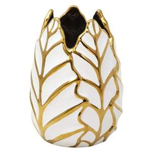 Custom Unique Shape Best Selling <b>Table</b> Top <b>Dining</b> Decoration Golden Small <b>Set</b> of 3 Flower Vases - Product Image 3