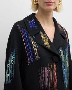 เสื้อคลุมปอนโชปักลายหรูหราสำหรับผู้หญิง ประดับเพชร งานปักมือ ดีไซน์เปิดไหล่ ชุดราตรีสำหรับงานแต่งงานฤดูหนาว ชุดออกงานสำหรับผู้ใหญ่ - Product Image 3