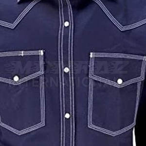 2025 Custom Color Welding Safety Shirt Flame Resistant Cotton <b>Work</b> fr Shirt For Men 100% Cotton fr Welding Shirt - Product Image 5