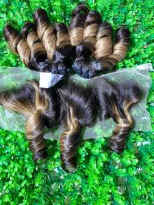 Precio al por mayor Paquetes rizados Pixie vietnamita de alta calidad Cabello humano 100% Sin procesar Sin enredos Sin derramamiento de trama genius - Product Image 2