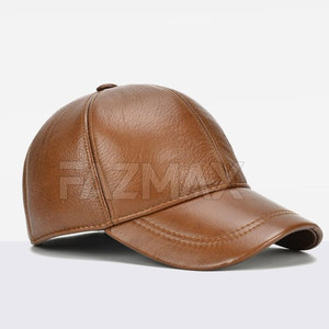 Chapeau en cuir personnalisé unisexe chaque saison porter chapeau en cuir bas prix nouveau Design chapeau en cuir - Product Image 2