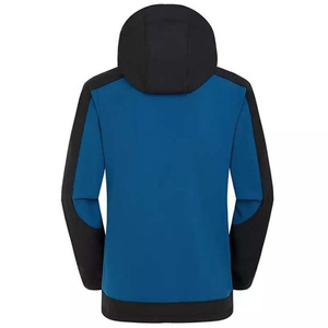 Vestes Softshell pour hommes, design unique, logo personnalisé, prix bas, capuche, 100% polyester, haute qualité, imperméable, poche - Product Image 2