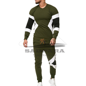 Venta al por mayor Mens Sweat Suit Chándales cómodos Elegante Jogging Fitness Running Entrenamiento Ropa deportiva Trajes - Product Image 1