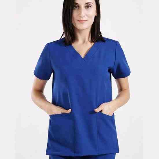 High Quality Customized Logo Color Scrub Sets Stretchy Soft Doctors Nurses Salon Spa Medical Hospitals OEM Wholesale Low Price