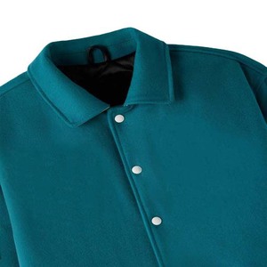 Veste universitaire pour hommes, veste bomber en cuir PU personnalisée, veste de baseball OEM, vente en gros de vestes universitaires - Product Image 4