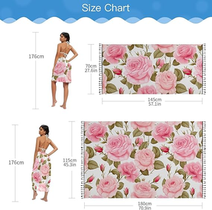 Premium Polyester Sarong Lightweight <b>Swim</b> Cover Up for Resort and Cruise - Product Image 5