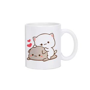 Taza de Café con Leche Bubu Dudu, Taza de Navidad con Diseño de Gato Mocha, Panda y Oso, <span class=keywords><strong>Tazas</strong></span> <span class=keywords><strong>Kawaii</strong></span> Originales, Envío Gratis - Product Image 2