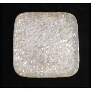 Design attrayant ustensiles de cuisine collations alimentaires plateau de service rond en nacre noire plateau de service pour les meilleures ventes - Product Image 4