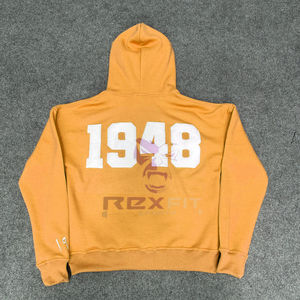 Haute qualité 100% coton hiver fermeture éclair à capuche numérique imprimé polaire écologique respirant unisexe sweats à capuche - Product Image 4