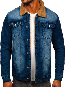 Oversized Streetwear Denim <b>Jacket</b> Premium Cotton Jeans Outerwear for Men Women Custom Branding Wholesale Bulk Orders - Product Image 1