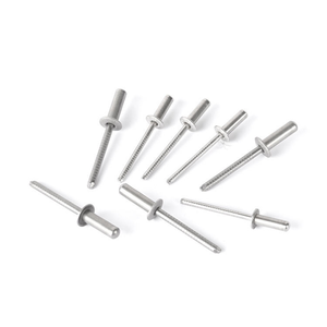 Rivets en acier inoxydable, rivets personnalisés, écrous à riveter en stock - Product Image 1