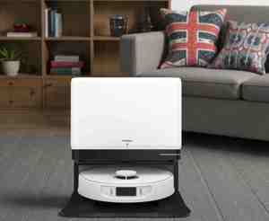 หุ่นยนต์ดูดฝุ่นถูพื้น LDS + เลเซอร์แบบสองเส้น พร้อมระบบทำความสะอาดอัตโนมัติสำหรับโรงแรม - รับผลิตแบบ OEM/ODM - Product Image 1