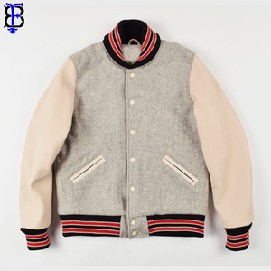 Vestes en laine à manches longues pour hommes respirantes style High Street avec col montant haute qualité d'impression livraison rapide en hiver - Product Image 5