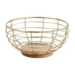 Lot de 2 paniers de rangement pour fruits et pain en rotin de haute qualité, design élégant et unique, accessoires de cuisine - Product Image 3