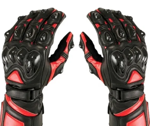 High Protection Hard <b>Knuckle</b> Motorbike Racing Long Leather <b>Gloves</b> Motorbike <b>Gloves</b> - Product Image 5