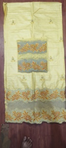 Última Moda 2026: Impresionante Tela Nigeriana George con Pedrería y Bordado en Tafetán para Vestidos de Fiesta - Product Image 3