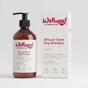 Shampoo per Cani per Tutti i Tipi di Pelo 200 mL OEM PL Italia RedMoringa Prodotto per la Toelettatura degli Animali - Product Image 1