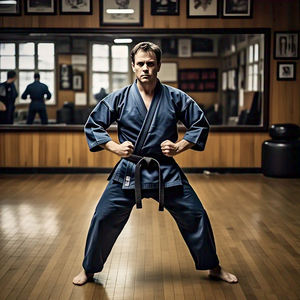 Uniforme de karaté 100% coton de haute qualité pour hommes pour l'entraînement aux arts martiaux-pour la boxe karaté et d'autres sports - Product Image 6