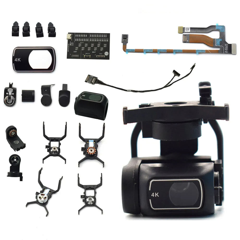 Pièce originale de cardan pour DJI Mini 2 Drones Accessoires Pièces Cardan  Shell Signal Flat Cable Camera Dampener Bracket Roll Arm| Alibaba.com