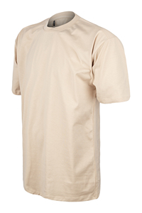 Camisetas Extra Grandes para Hombre, 100% Algodón, Jersey de Primera Calidad, Color Crema - Product Image 2