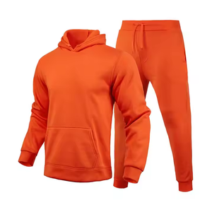 Custom Men's Jogger Sets Private Label Winter Wear Solid Pattern Breathable 100% Polyester Tracksuits Made in Pakistan - Product Image 4