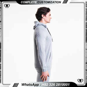 Offre Spéciale sweats à capuche confortables pour hommes pour l'hiver Street Wear personnalisé différentes couleurs brodées perlées Techniques fermeture éclair - Product Image 4