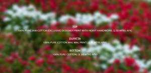 Collection de salwar kameez pour femmes, imprimé de créateur en coton exclusif avec travail manuel, disponible en gros pour les occasions spéciales - Product Image 3