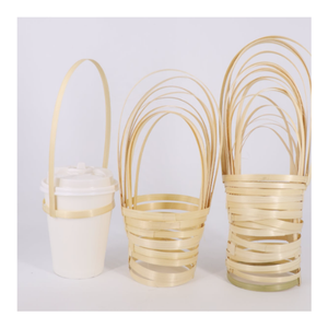 Cotización Directa de Fábrica / Portavasos de Bambú Comercial para Tiendas de Té con Leche y Café, Solución Ecológica para la Presentación de Bebidas - Product Image 1