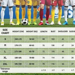 Maillots de football à col rond les plus vendus, de haute qualité, 100% polyester, personnalisés, sublimés, respirants, à séchage rapide, pour adultes - Product Image 6