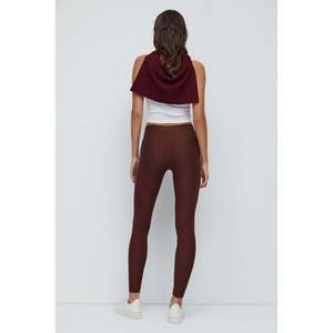 Leggings en Chiffon de Compression Sans Couture à Taille Moyenne, Style Casual et Élégant - Product Image 6