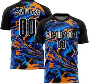 Tenues de football personnalisées de qualité supérieure, fabriquées sur mesure, ensembles de maillots de football respirants, uniformes sportifs - Product Image 2