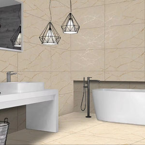 Azulejos de porcelana de 600x1200mm tallados MURFY BEIGE - Product Image 1