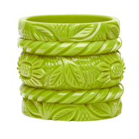 Nouveautés Bijoux tribaux Bracelet jonc époxy sculpté personnalisé pour les insulaires samoans polynésiens hawaïens