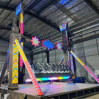 Équipement d'amusement extérieur de frisson extrême Machine de jeux d'attraction de champ de foire Manege Top Spin Rides à vendre Matériau en acier