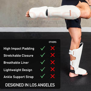 Espinilleras Ajustables para Artes Marciales y Karate, en Oferta, Nueva Llegada - Product Image 4