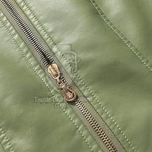 Chaqueta de Cuero para Mujer, Moderna y Popular, Color Sólido Único, Chaqueta de Invierno para Mujer, Servicios OEM, Logotipo y Diseño Personalizado Disponible - Product Image 4