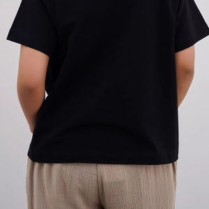 Camisetas pesadas para mujer, camiseta informal para mujer, camiseta de gran tamaño para mujer, camisetas cómodas de algodón 100% con cuello redondo - Product Image 5